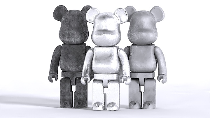 渲染模型_熊装饰001