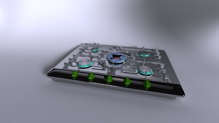 渲染模型_燃气灶021