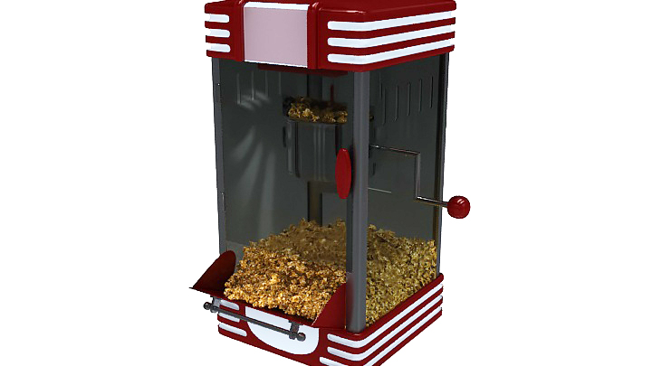 渲染模型_爆米花机001