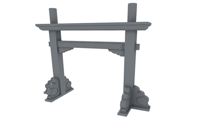 渲染模型_牌坊026