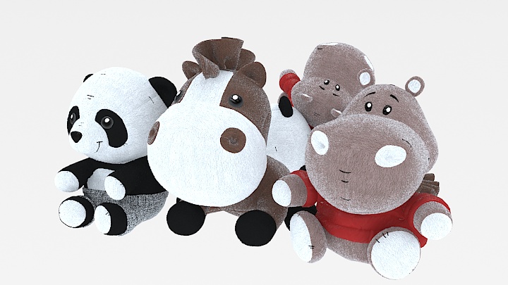 渲染模型_玩偶018