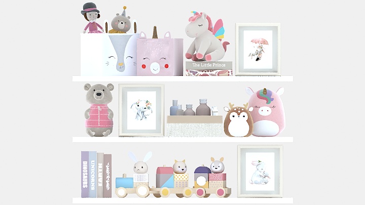 渲染模型_玩偶装饰001