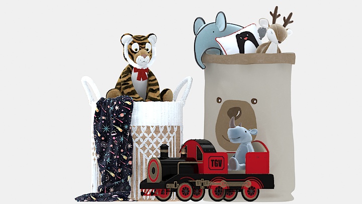 渲染模型_玩偶装饰003