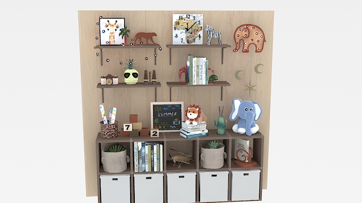 渲染模型_玩偶装饰004