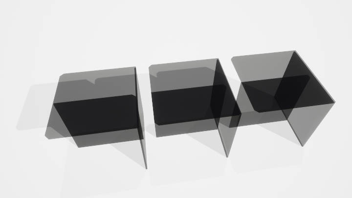 渲染模型_玻璃桌001