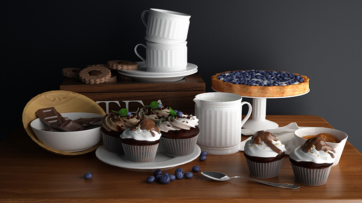 渲染模型_甜品003