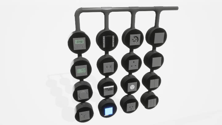 渲染模型_电器007