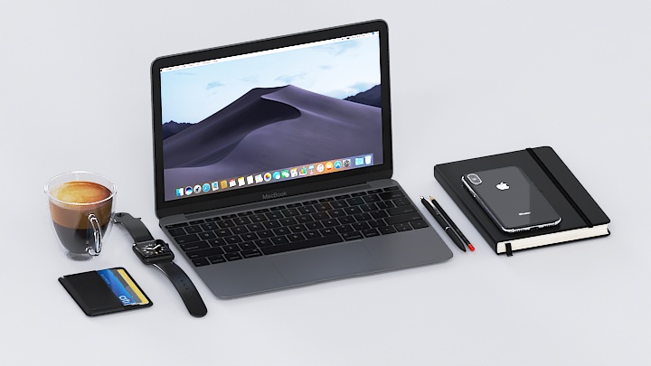 渲染模型_电脑050