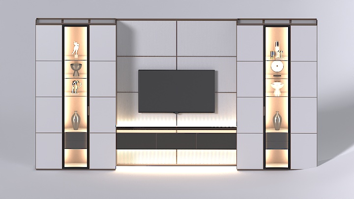 渲染模型_电视013