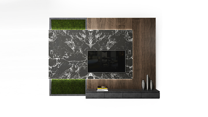 渲染模型_电视墙012