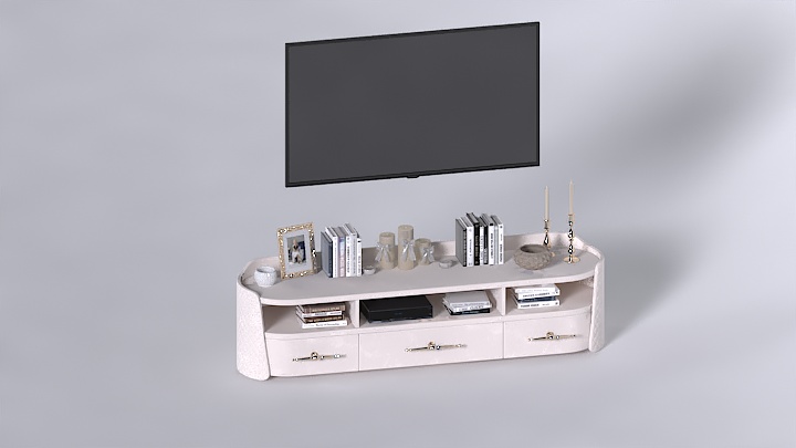 渲染模型_电视柜041