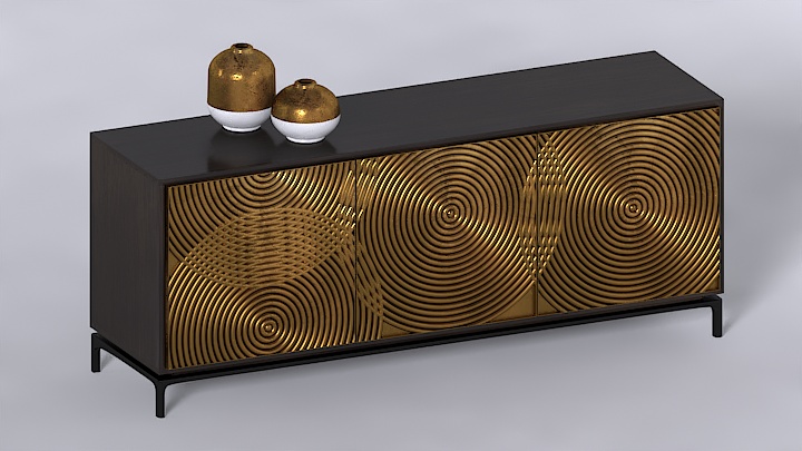 渲染模型_电视柜050