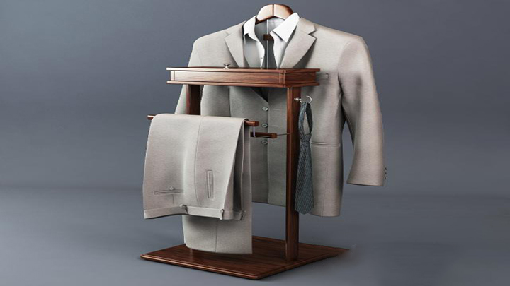 渲染模型_男士西服001