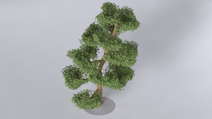 渲染模型_盆景013