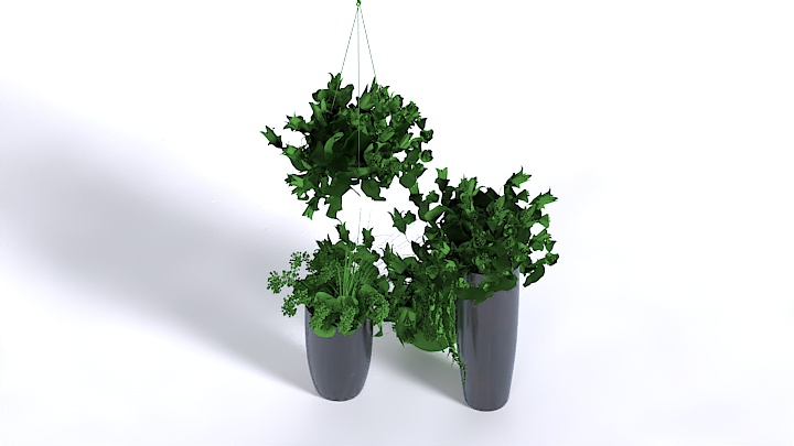 渲染模型_盆景018