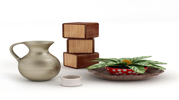 渲染模型_盆栽442