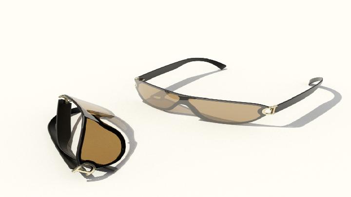 渲染模型_眼镜010