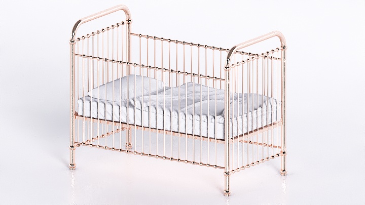 渲染模型_睡床002