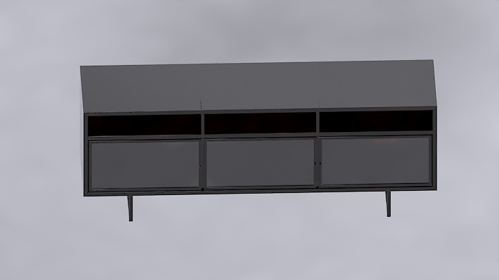 渲染模型_矮柜004