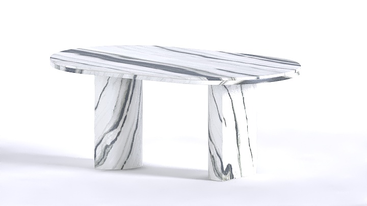 渲染模型_石桌001