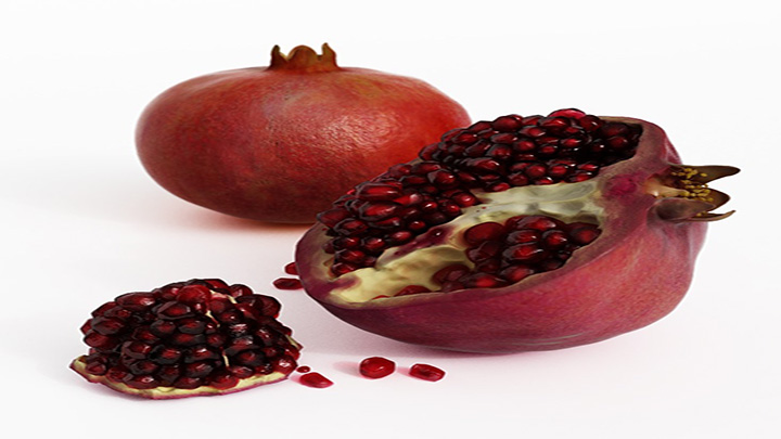 渲染模型_石榴001