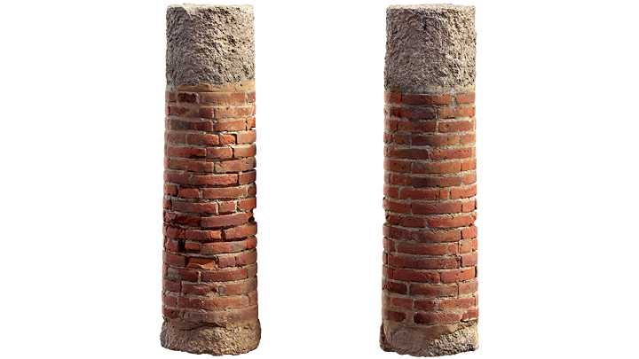 渲染模型_砖墙001