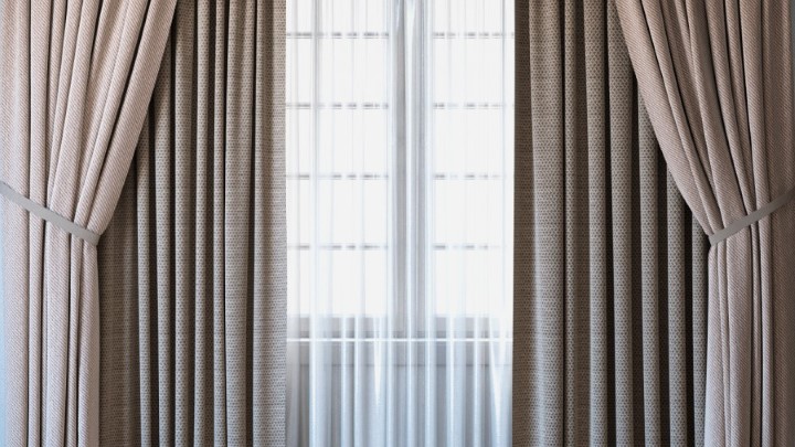 渲染模型_窗帘164