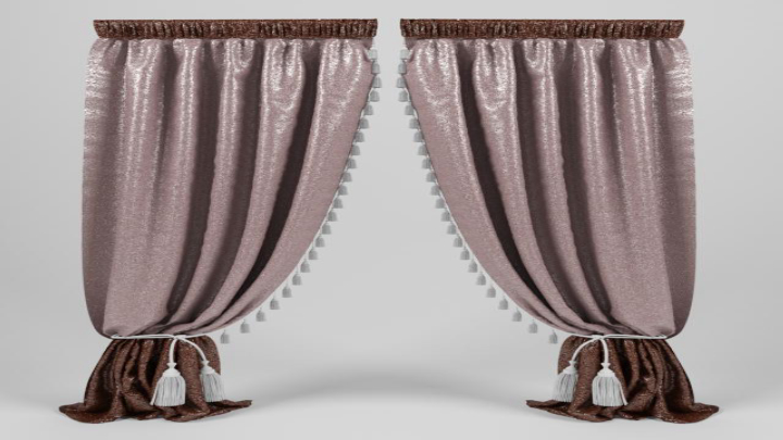 渲染模型_窗帘179