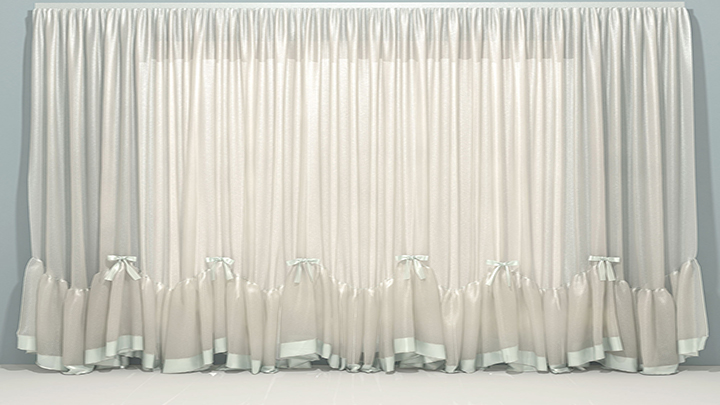 渲染模型_窗帘195