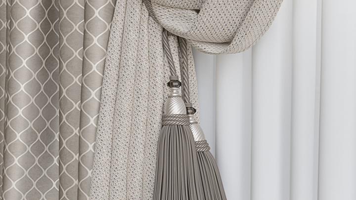 渲染模型_窗帘217