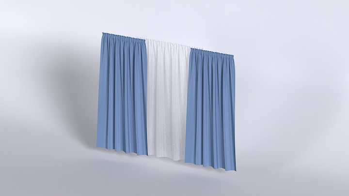 渲染模型_窗帘227