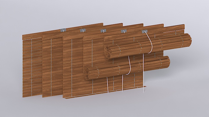 渲染模型_窗帘230