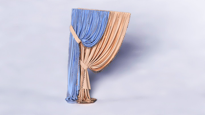 渲染模型_窗帘251