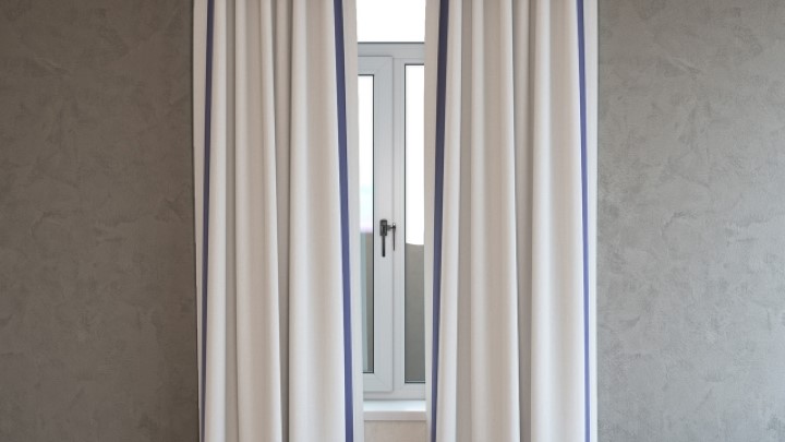 渲染模型_窗帘271