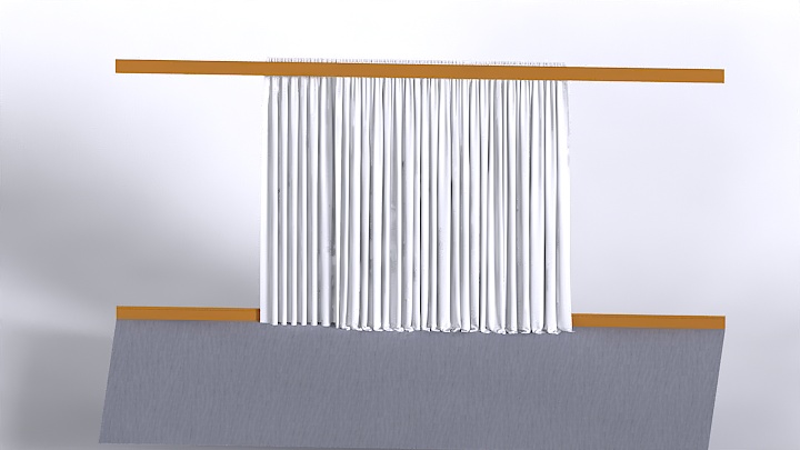 渲染模型_窗帘274