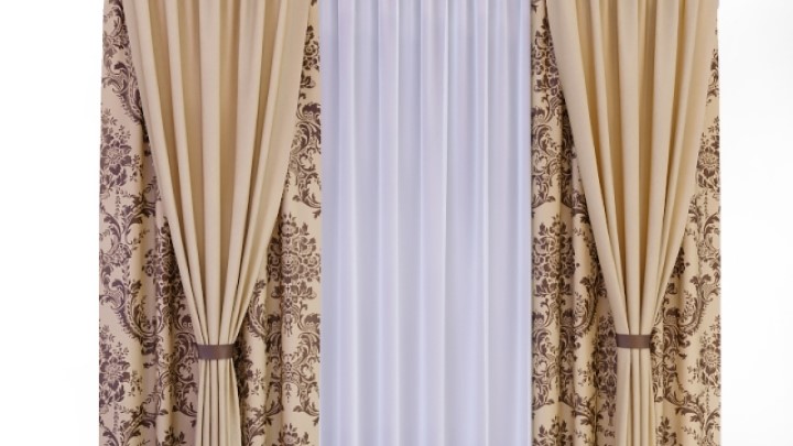 渲染模型_窗帘328