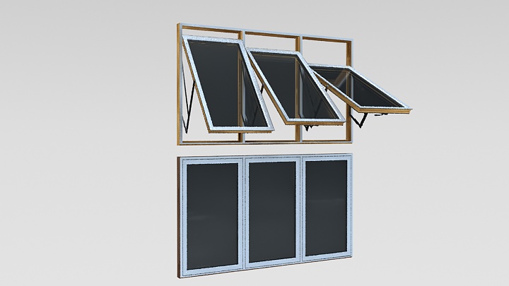渲染模型_窗户040