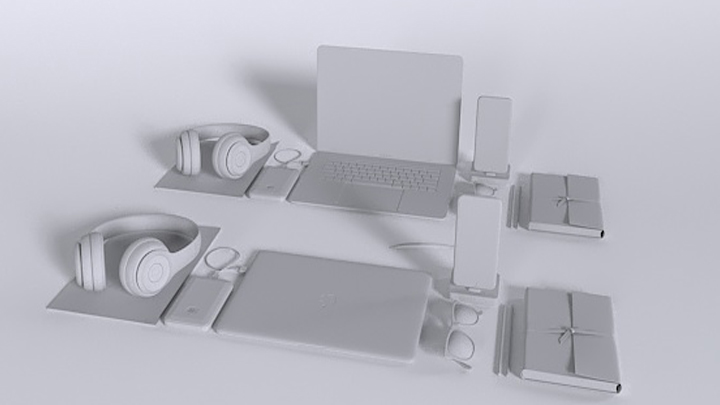 渲染模型_笔记本004