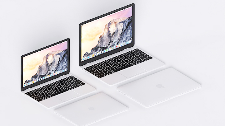 渲染模型_笔记本005