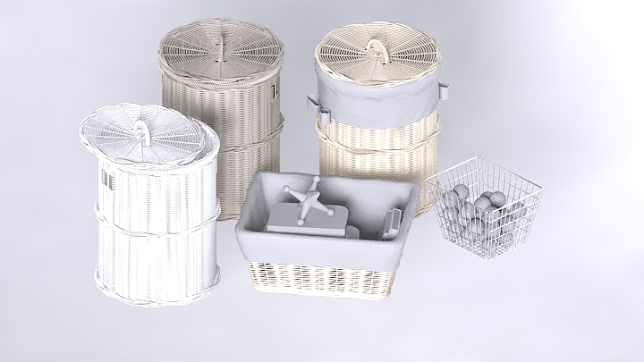 渲染模型_篮子011