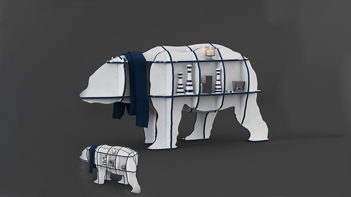 渲染模型_置物架051