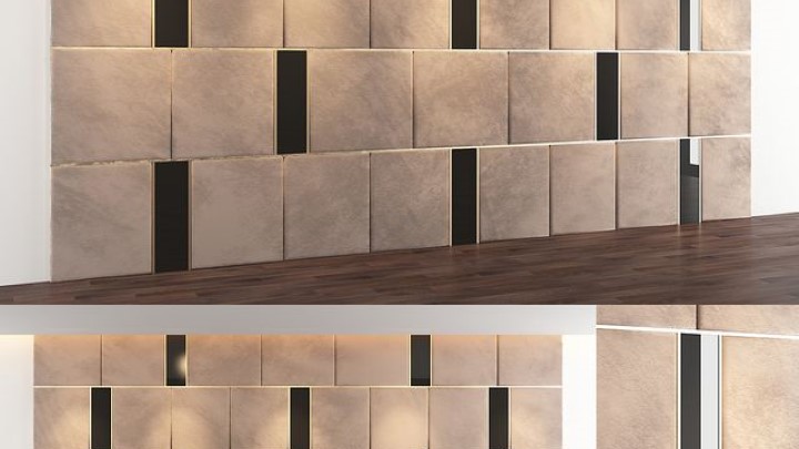 渲染模型_背景墙010
