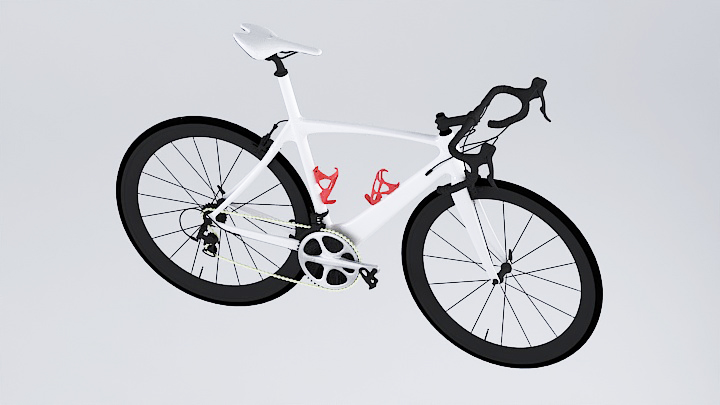 渲染模型_自行车017