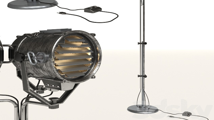 渲染模型_舞台灯001