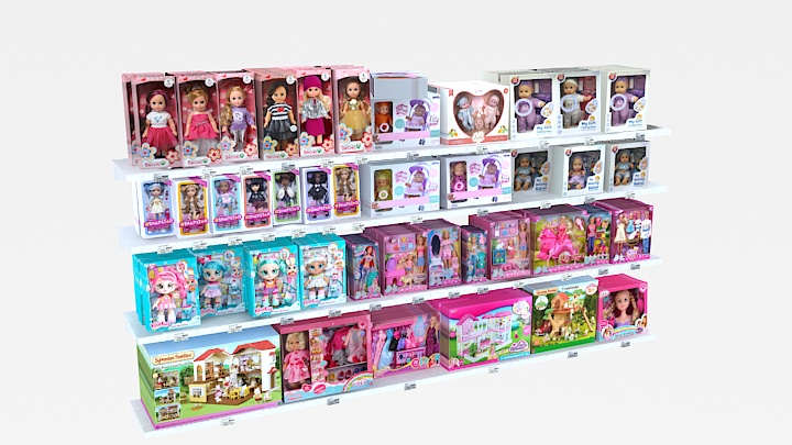 渲染模型_芭比娃娃001