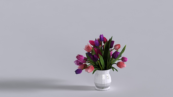 渲染模型_花瓶093