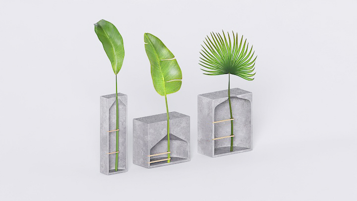 渲染模型_花瓶098