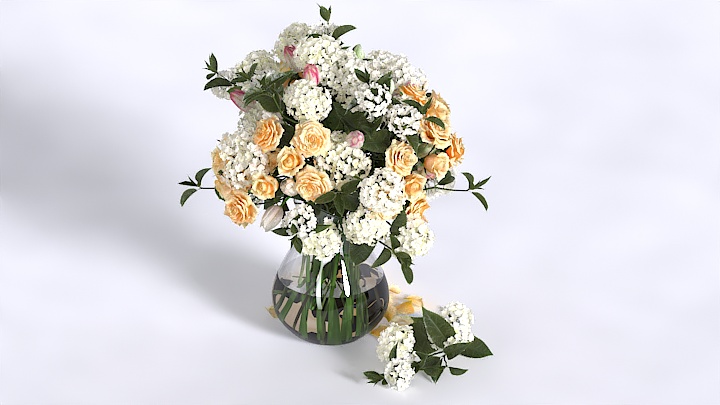 渲染模型_花瓶136