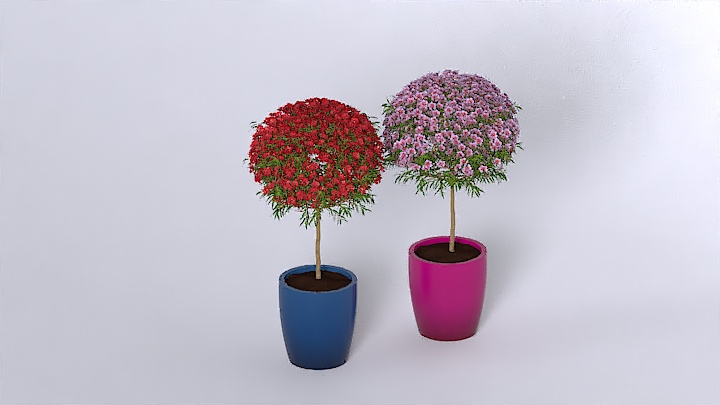 渲染模型_花盆026