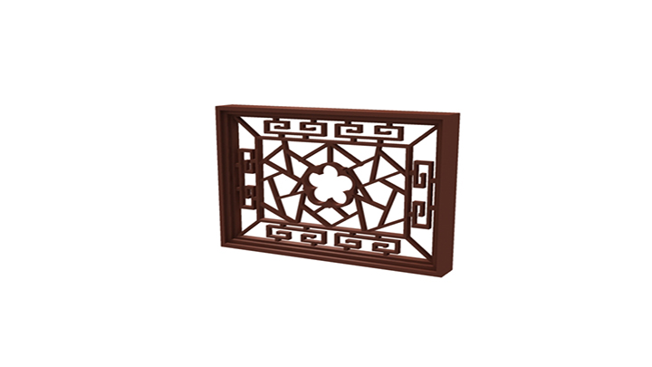 渲染模型_花窗003